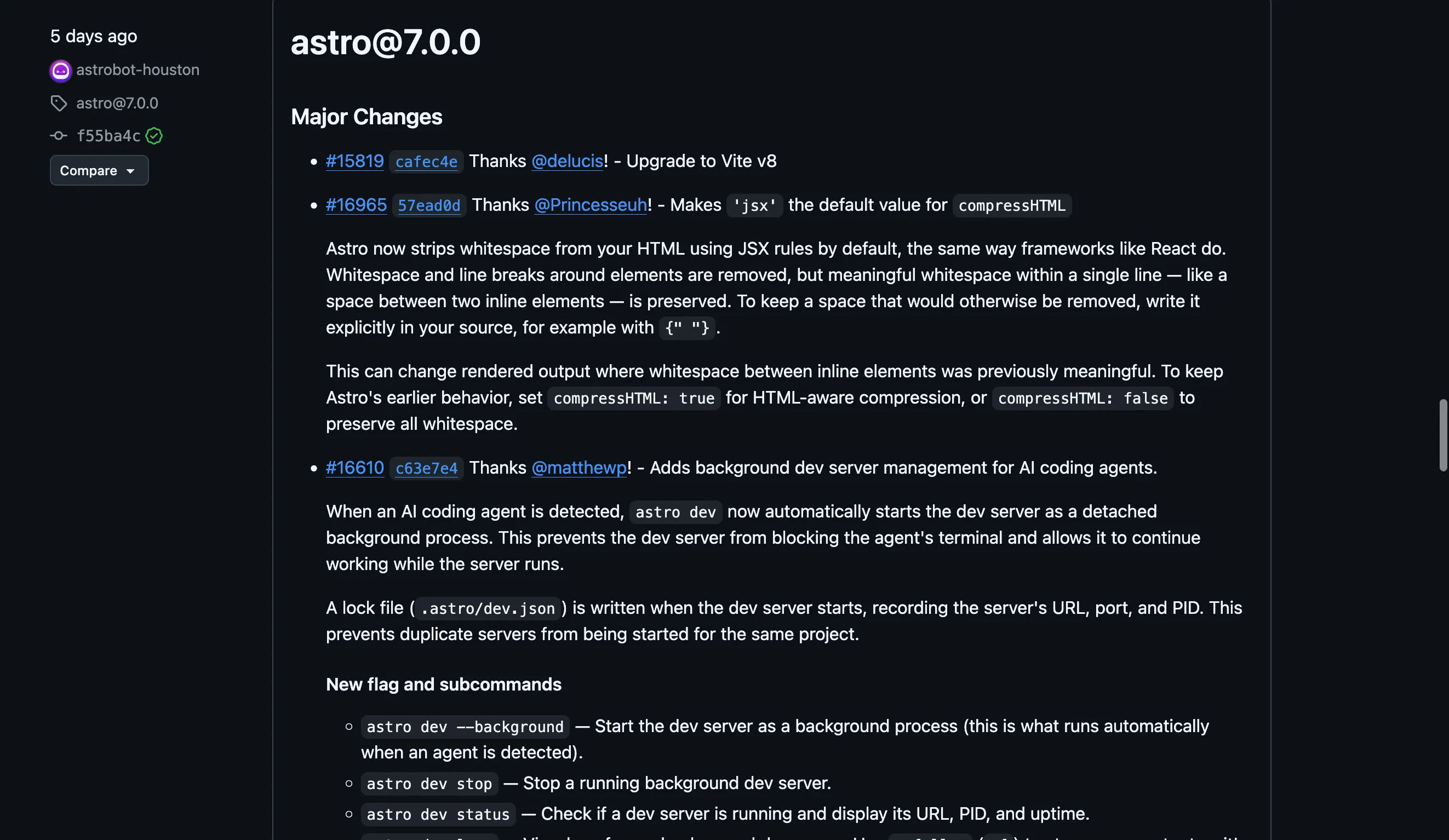 Astro 7.0 มาแล้ว: เร็วขึ้น 15–61% ด้วย Rust Compiler,
