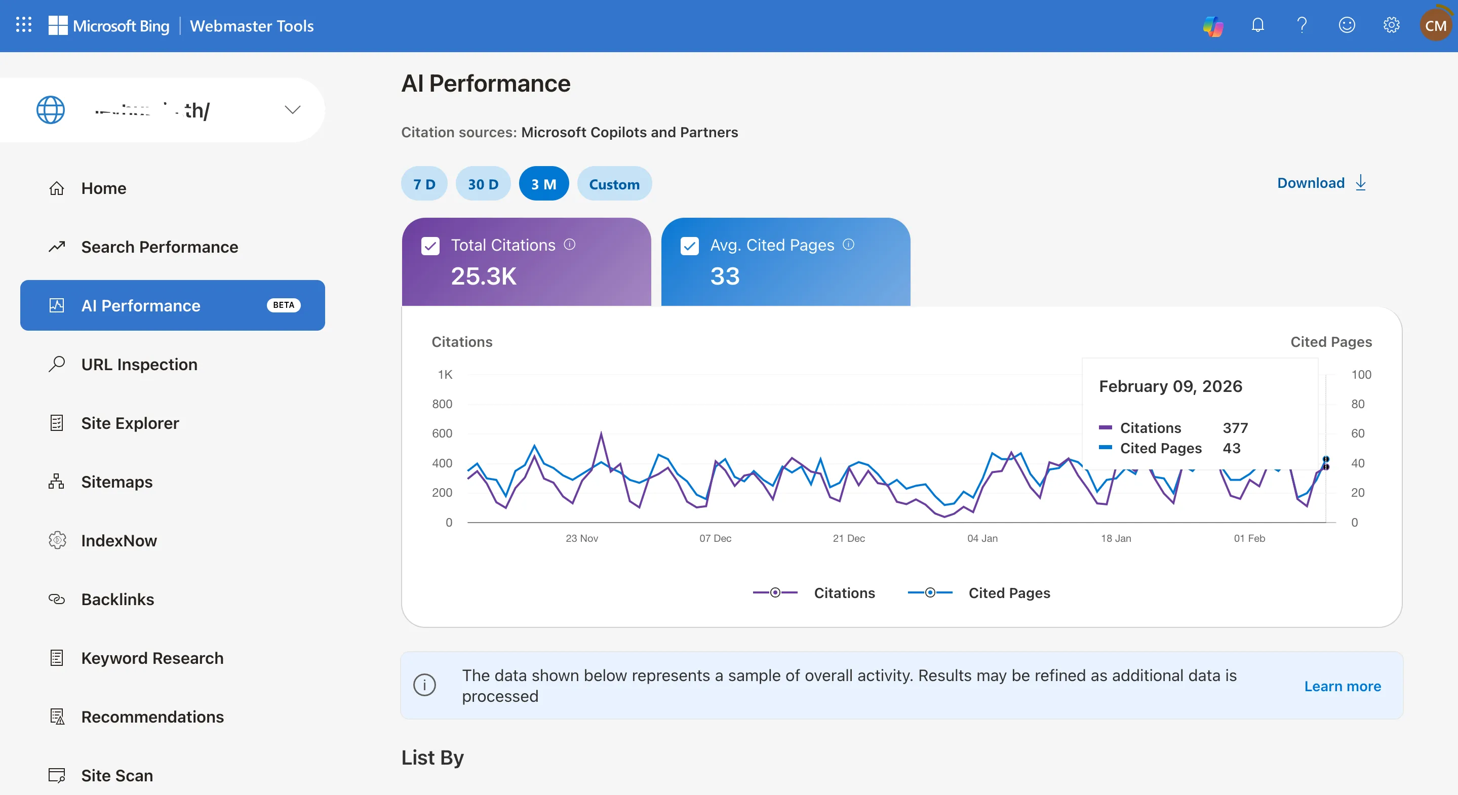 Bing นำหน้า Google อีกก้าว เปิดตัว "AI Performance Report" เช็คยอด Citation จาก Copilot ได้แล้ว