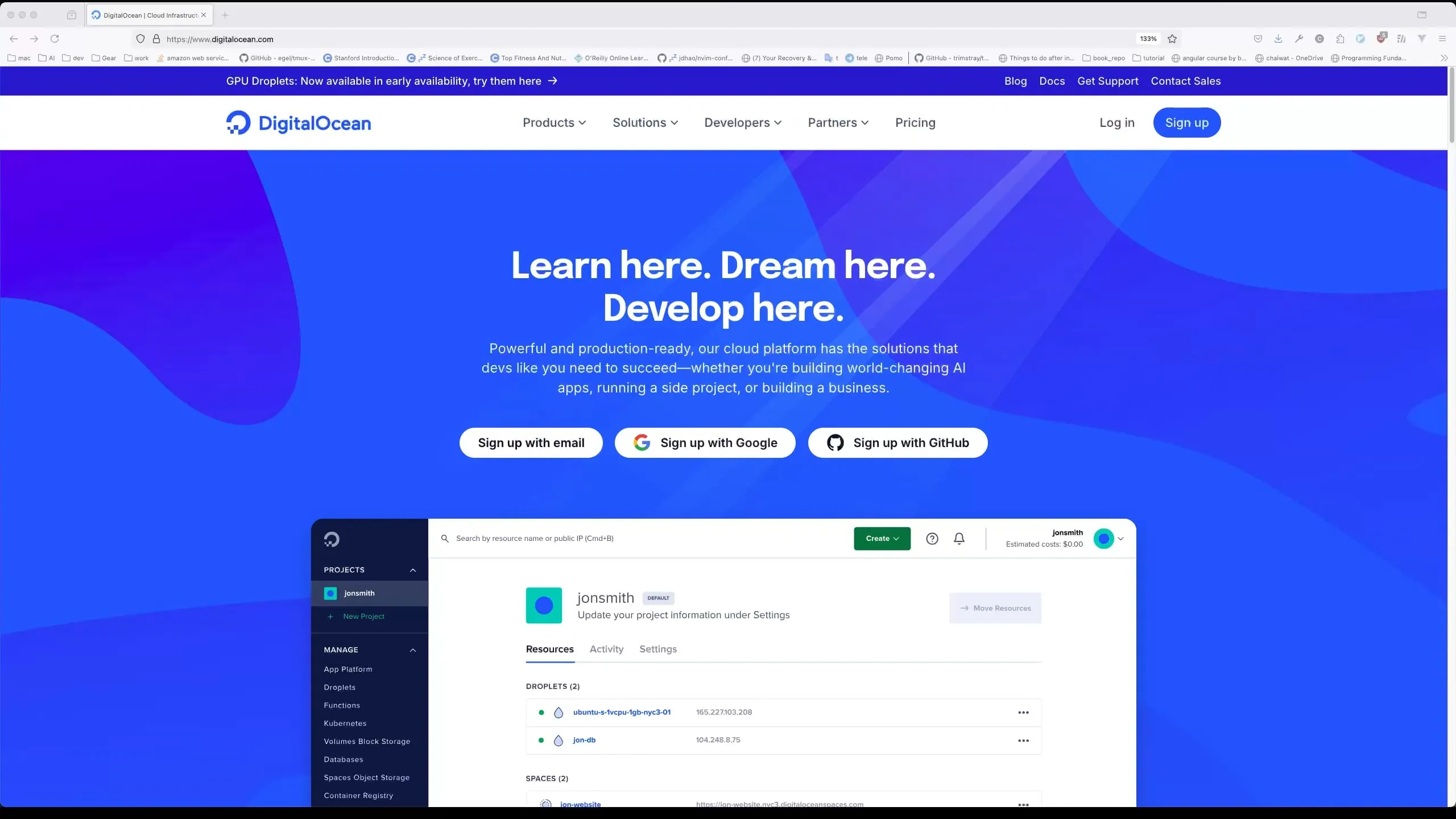 Web Deployment (DigitalOcean) VPS