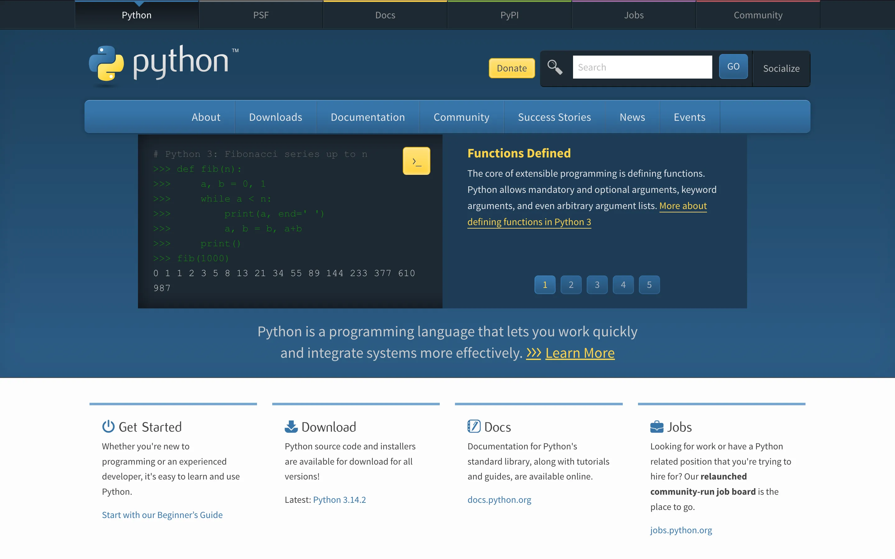 Python Official Website