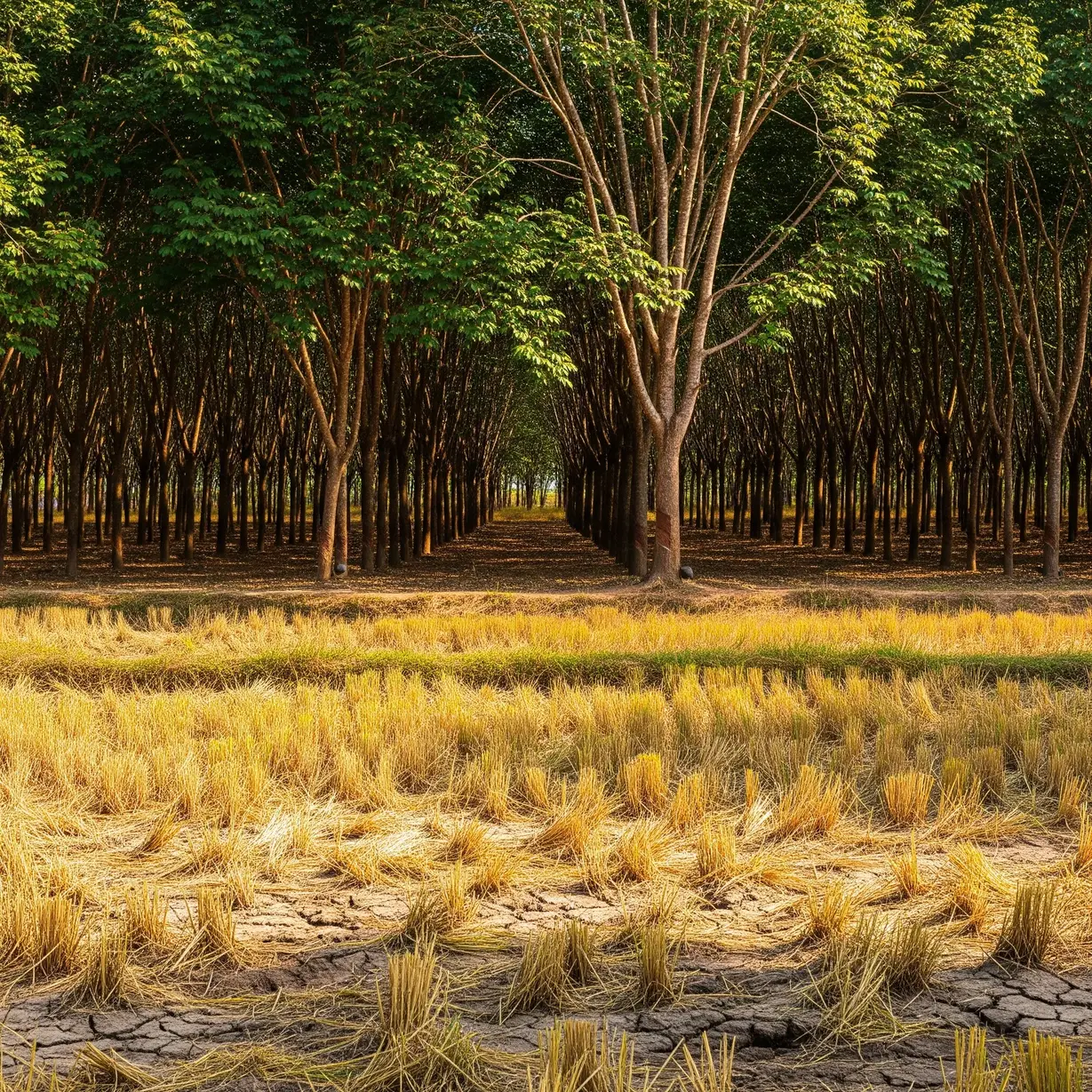 ปรับเปลี่ยนผืนนาอีสาน สู่สวนยางพารา รายได้ใหม่ที่ยั่งยืน